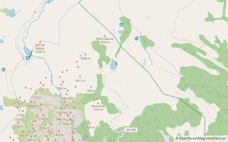 Laguna de los Peces location map