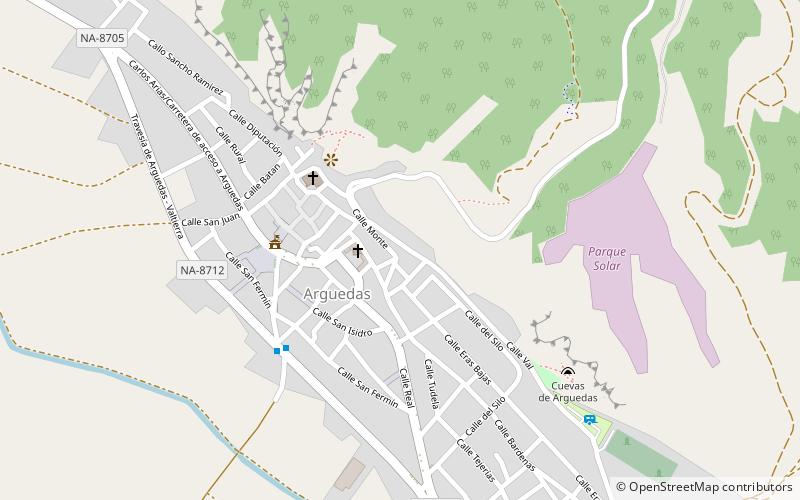 Arguedas location map