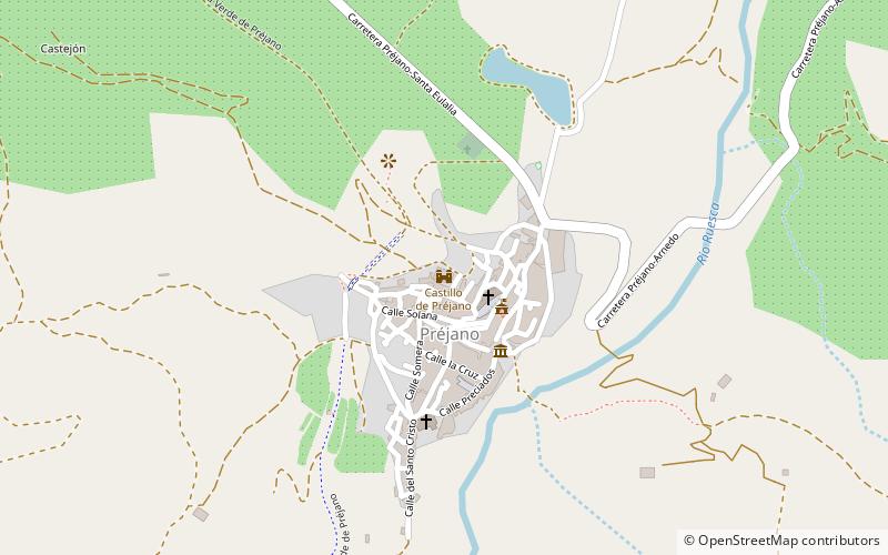 castillo de prejano location map