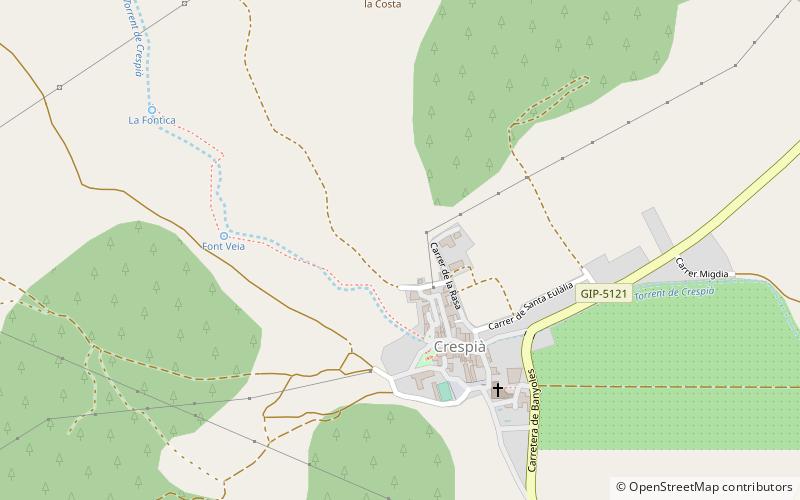 Crespiá location map