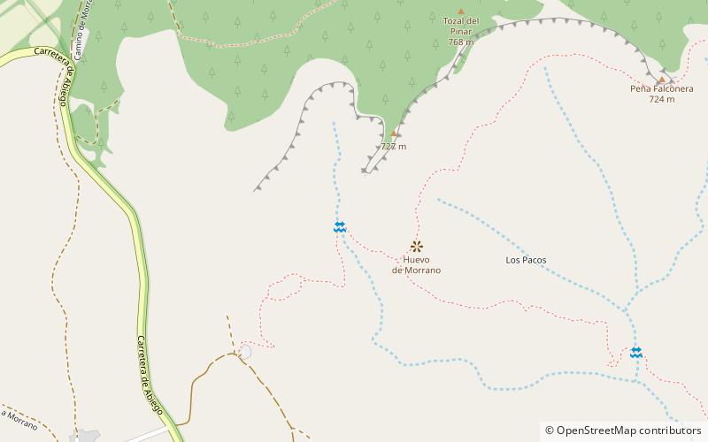 Peña Alconera location map