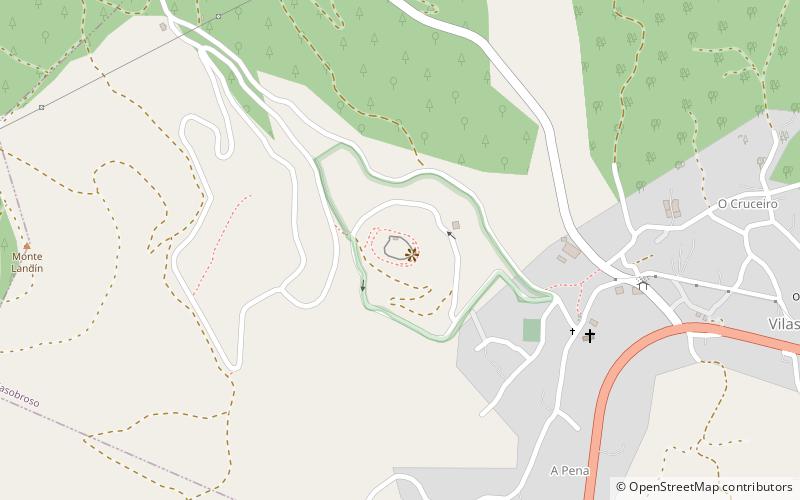 Sobroso Castle location map