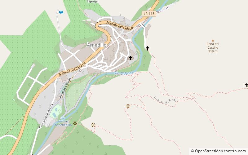 Arnedillo location map