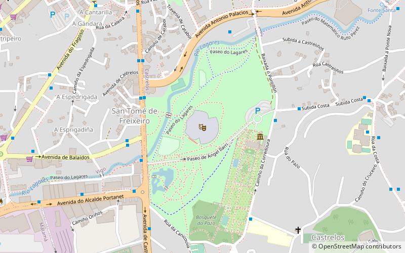 Parque Castrelos location map