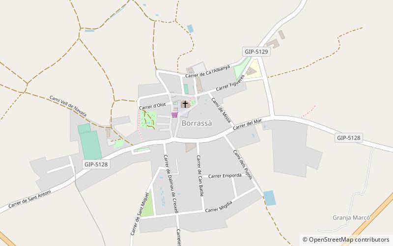 Borrassà location map