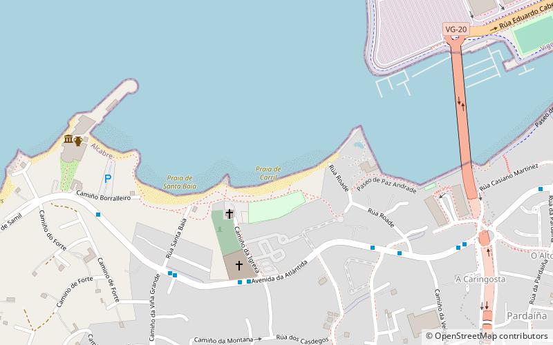 praia de carril vigo location map