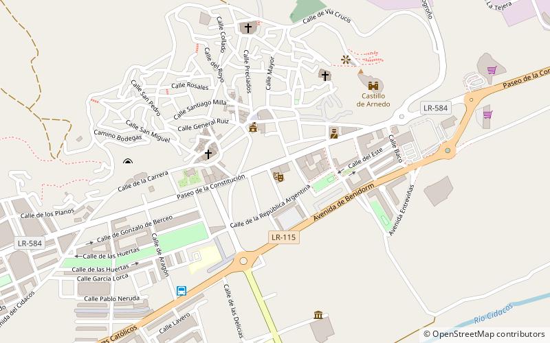 teatro cervantes arnedo location map