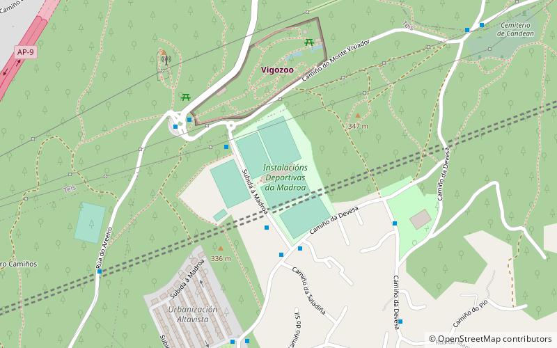 instalaciones deportivas de a madroa vigo location map