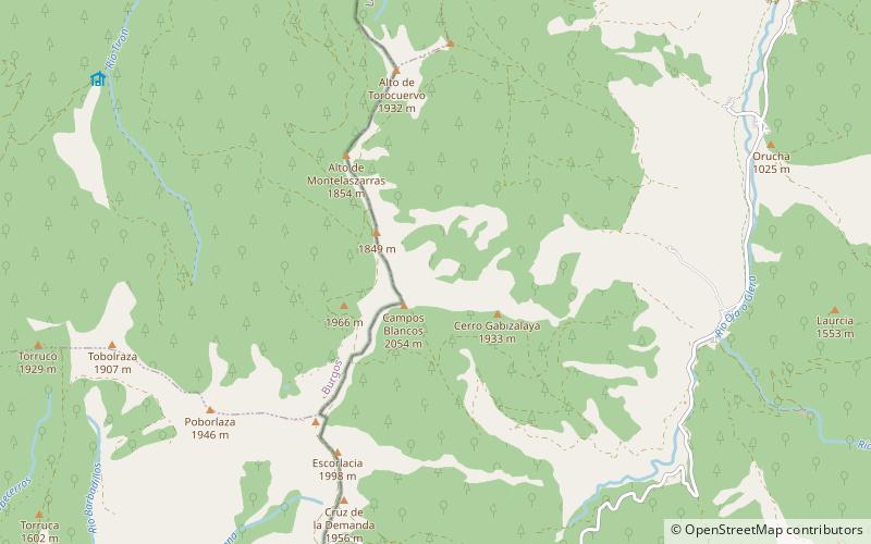 Massif de la Demanda location map