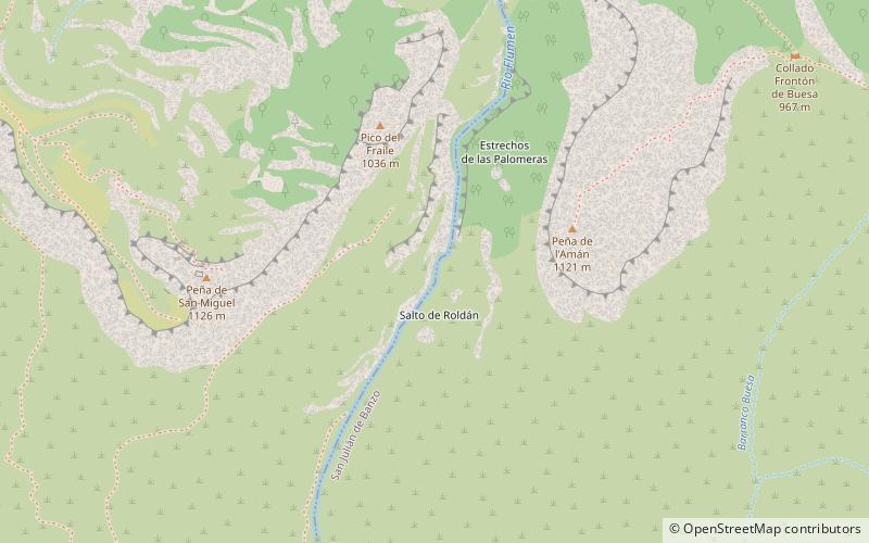 Salto de Roldán location map