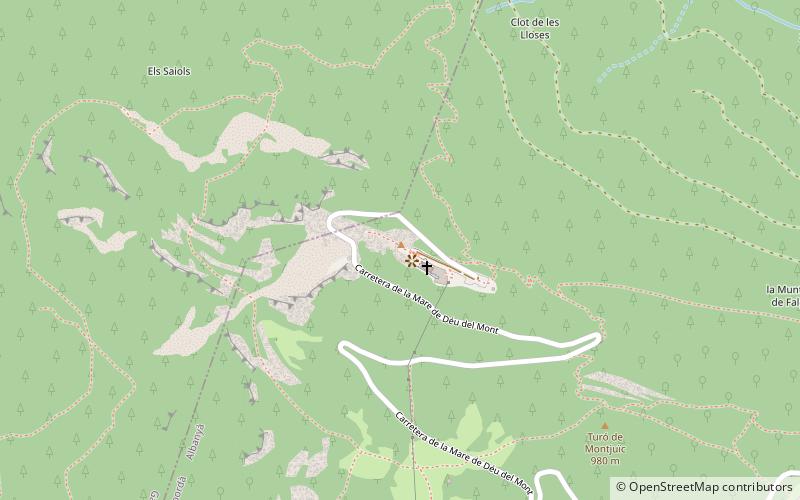 Mare de Déu del Mont location map