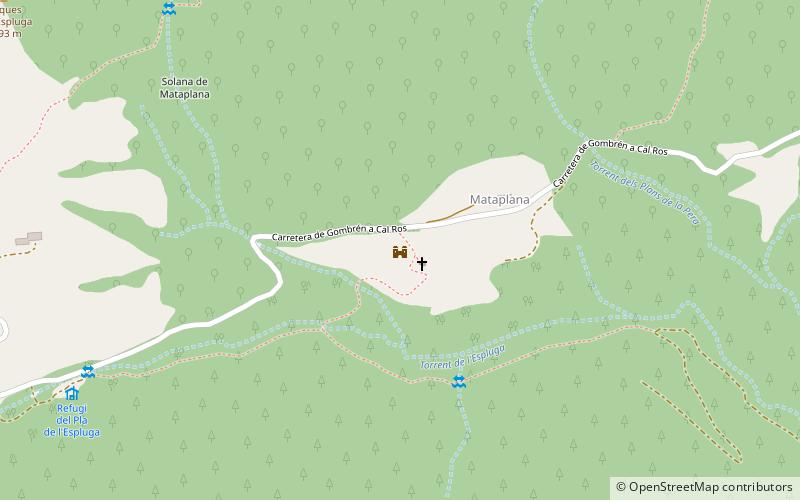 Castell de Mataplana location map