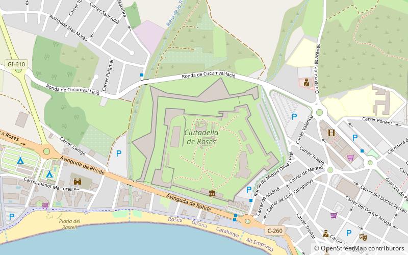 Santa Maria de Roses location map