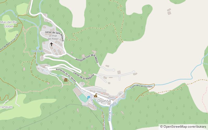 Ogassa location map