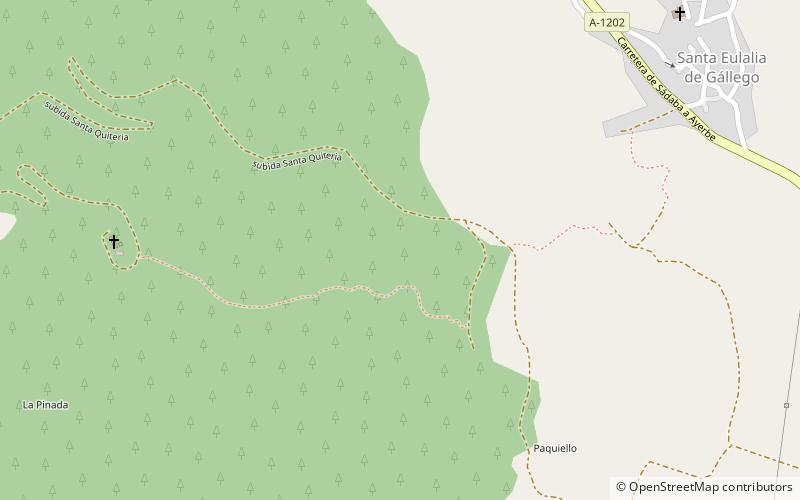 Santa Eulalia de Gállego location map