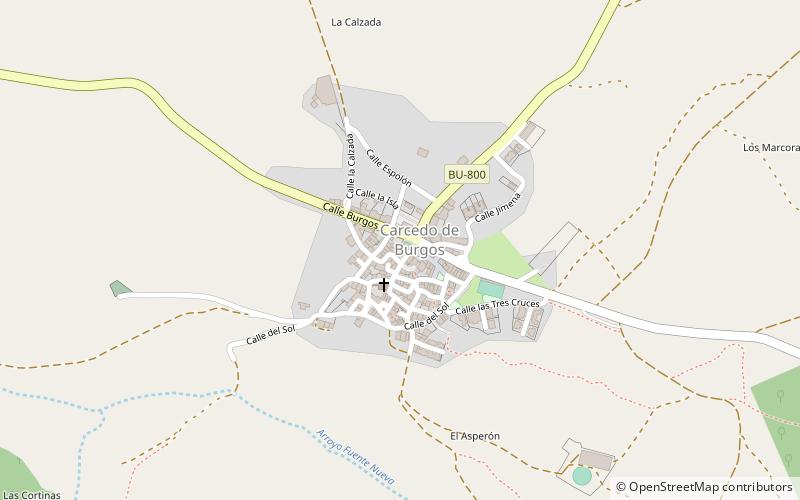 carcedo de burgos location map