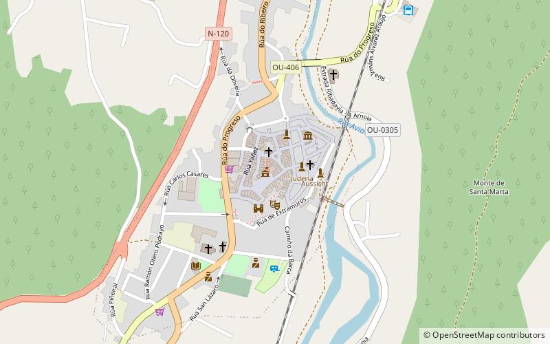 Ribadavia location map