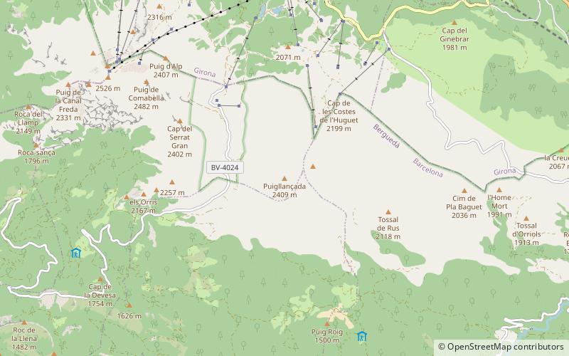 Puigllançada location map