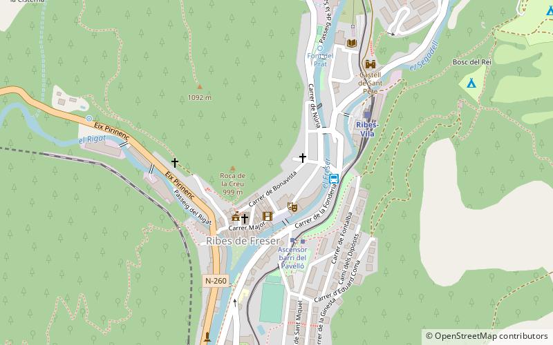 vall de ribes ribas de freser location map