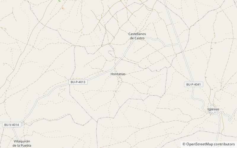 Hontanas location map