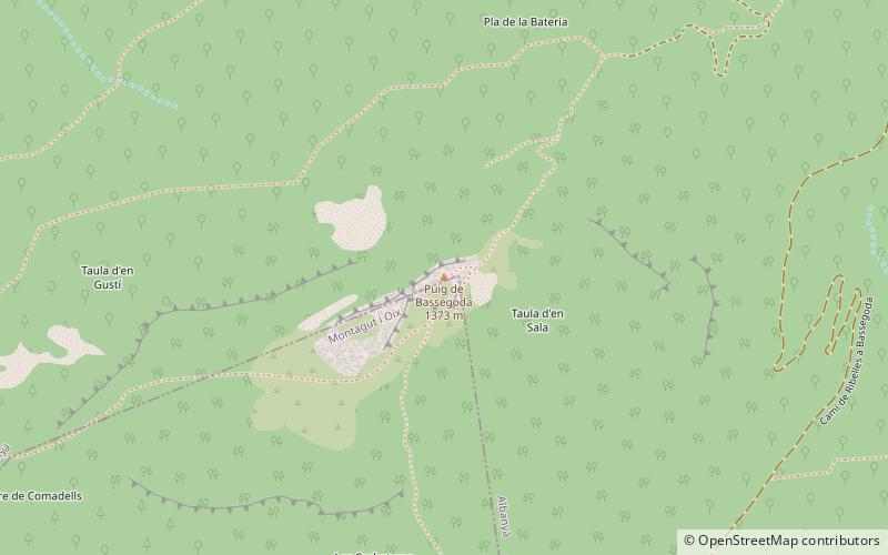 Puig de Bassegoda location map