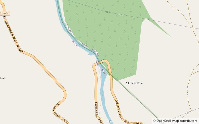 Puente del Bibey location map