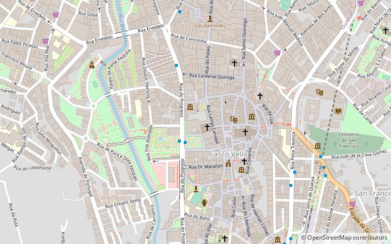 obispado de ourense location map