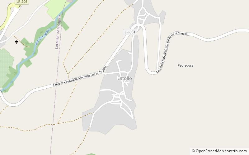 Estollo location map