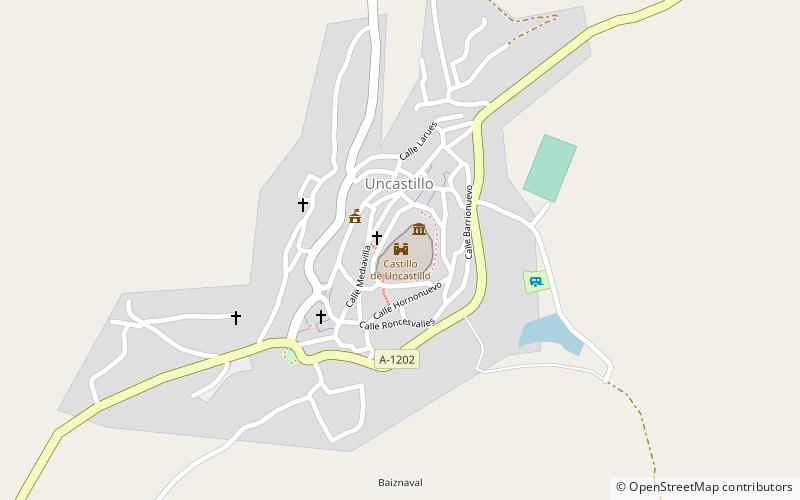 Castillo de Uncastillo location map