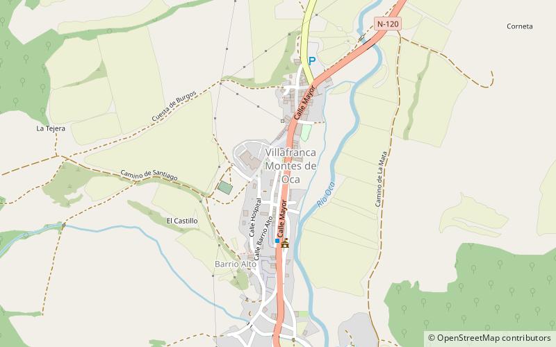 Auca location map