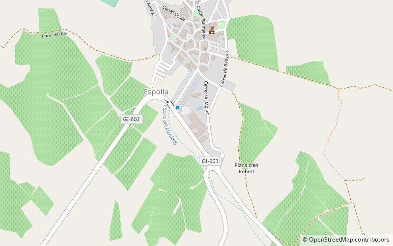 emporda espolla location map