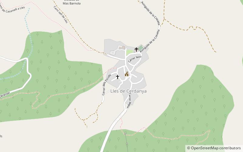 Lles location map