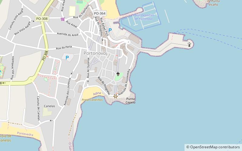 portonovo location map