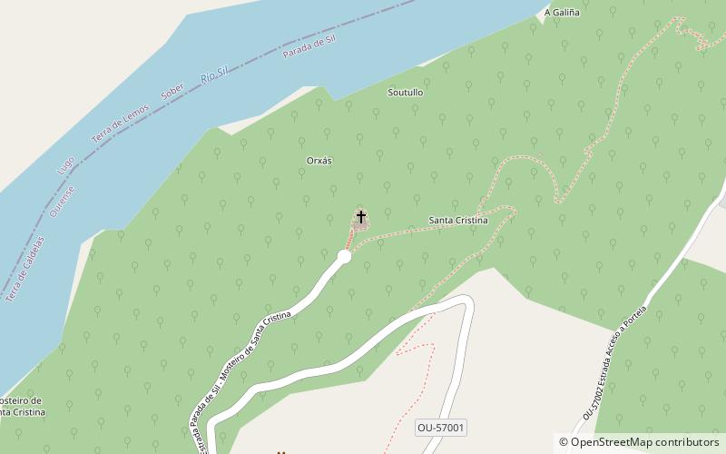 Monasterio de Santa Cristina location map