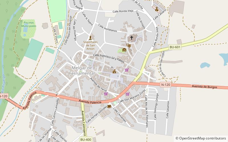 melgar de fernamental town hall location map