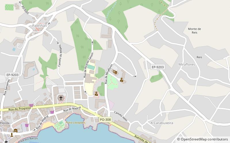 pazo de emilia pardo bazan sanxenxo location map