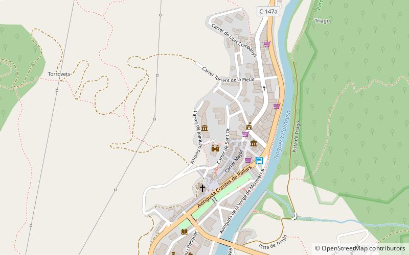 comte de pallars sobira sort location map