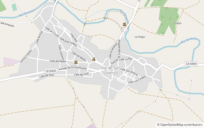 Val de San Lorenzo location map