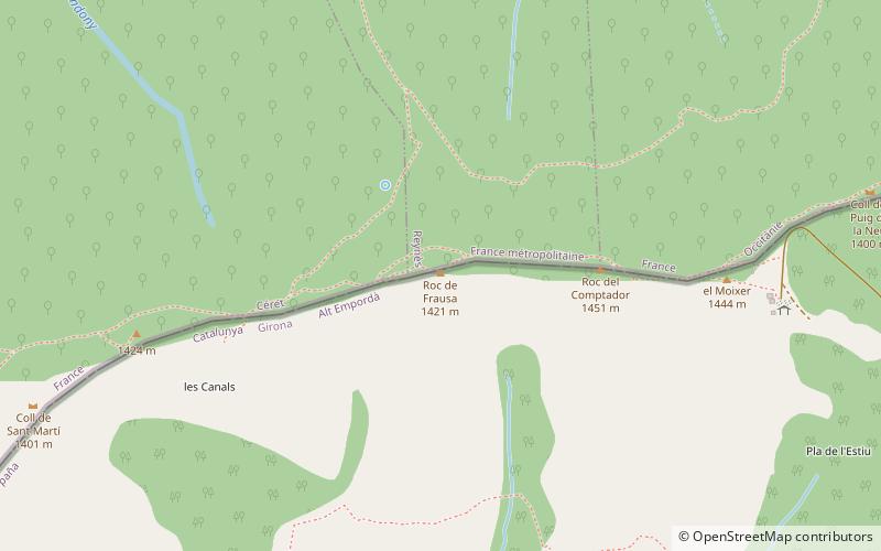 Roc de Frausa location map