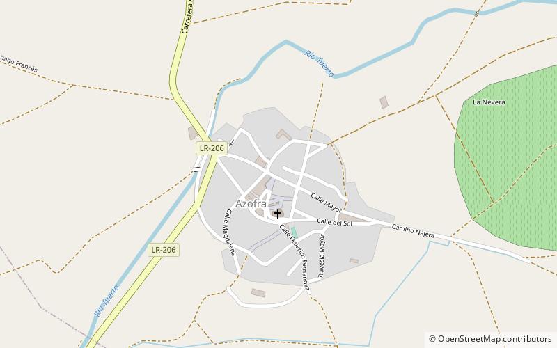Azofra location map