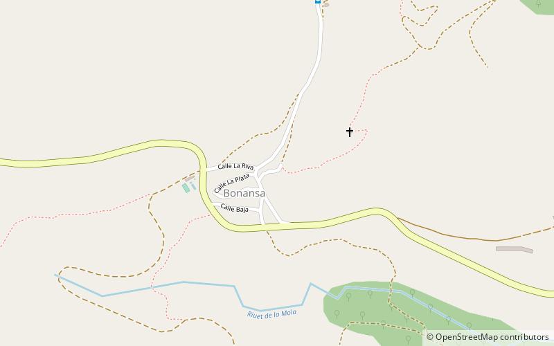 Bonansa location map