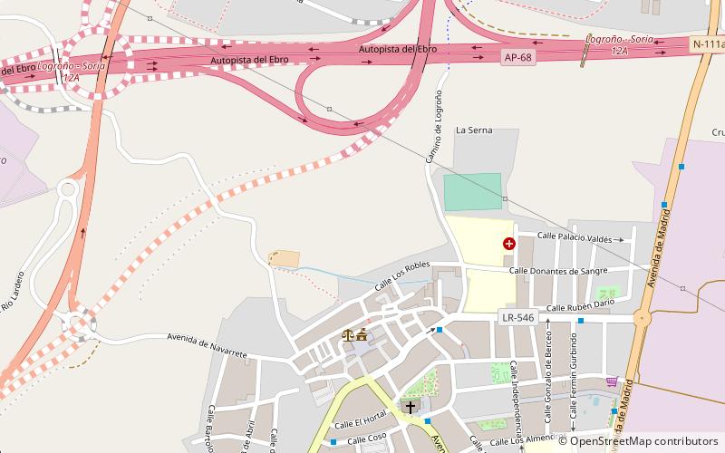 Lardero location map