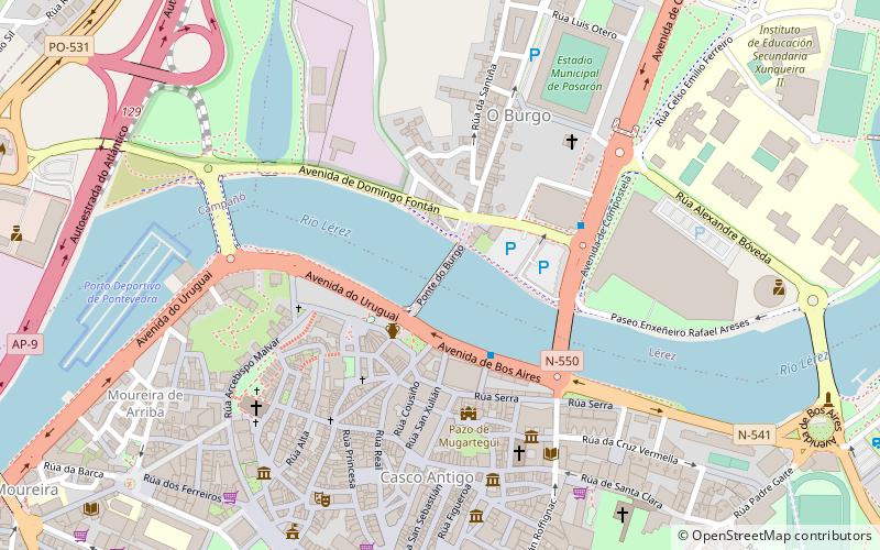 Burgo Bridge location map