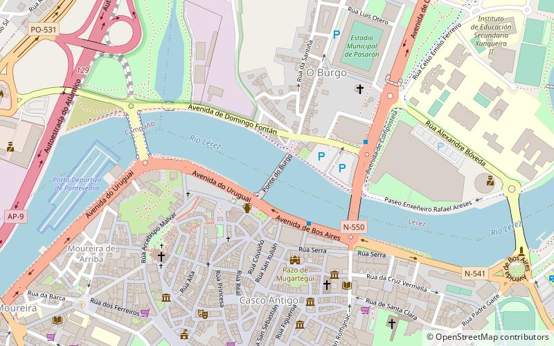 Puente del Burgo location map