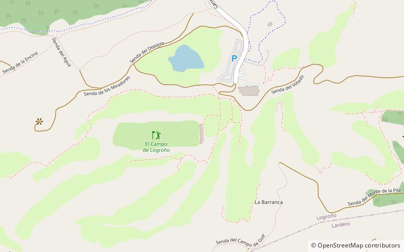 el campo de logrono location map
