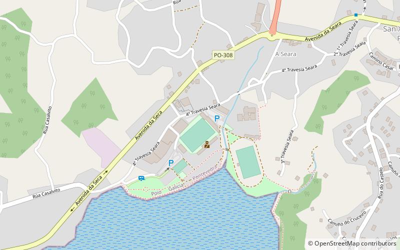 Poio location map