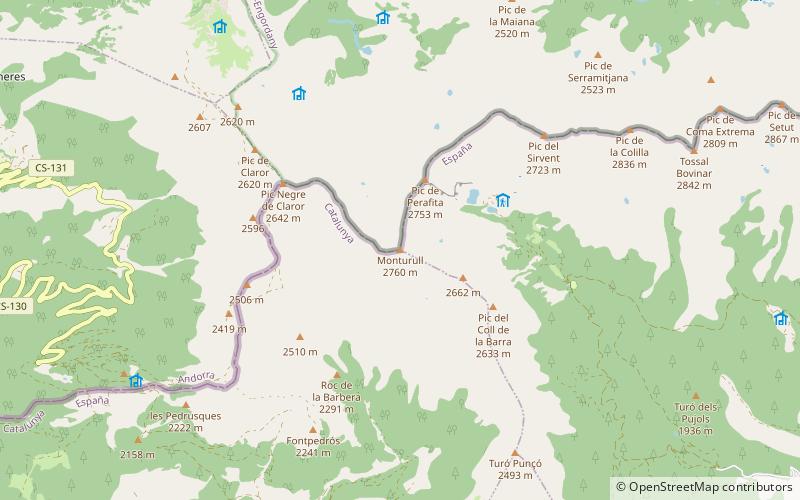 El Monturull location map