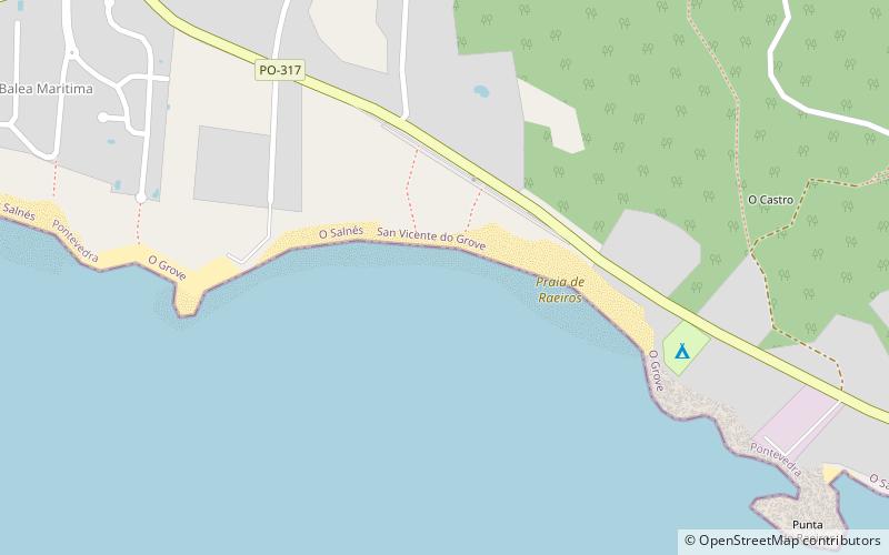 Praia de Raeiros location map