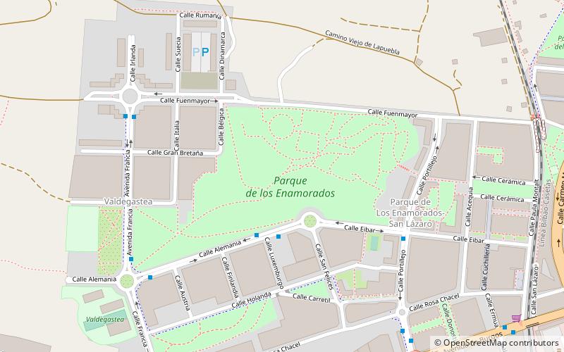 Parque de los Enamorados location map
