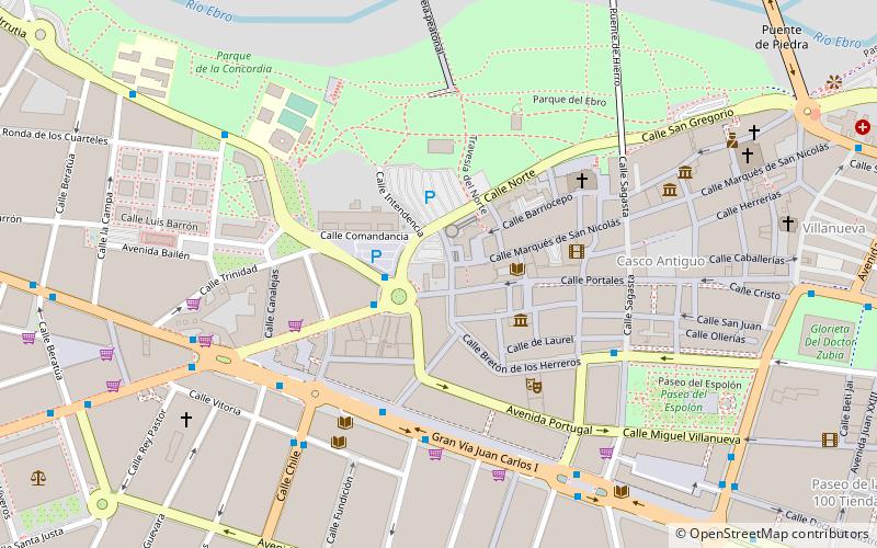 centro cultural ibercaja logrono location map